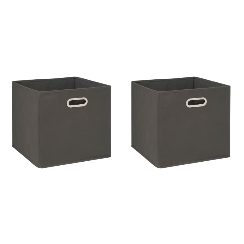 Cajas de Almacenamiento de Tela Cesta Organizador Plegable 31x31x31 cm Pack de 2 Unidades