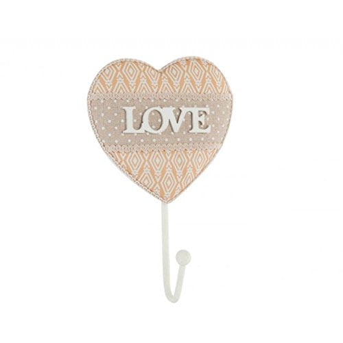 Perchero de pared madera de 1 gancho " Love "