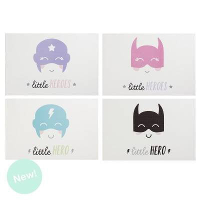 Set De 4 Individuales Malla Heroes 4M