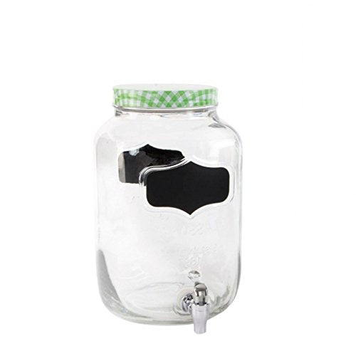 Dispensador de bebidas cristal vintage para 8 litros