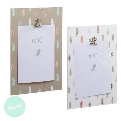 Set De 2 Tablas Portadocumentos Plumas 2C