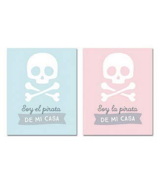 Lienzos Modernos Pirata 40 x 50 cm - Pack 2 Pieza