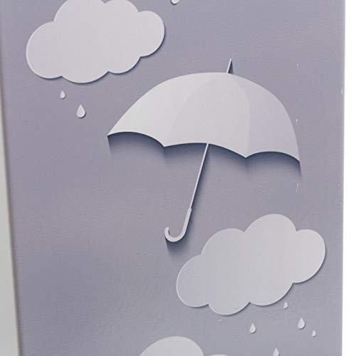 Pack 2 Paraguero Metal con Frases Modernos Feliz