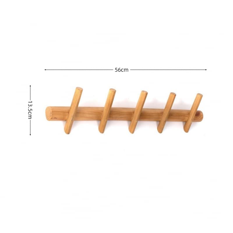 Perchero de Pared Madera Natural Inclinados Modernos