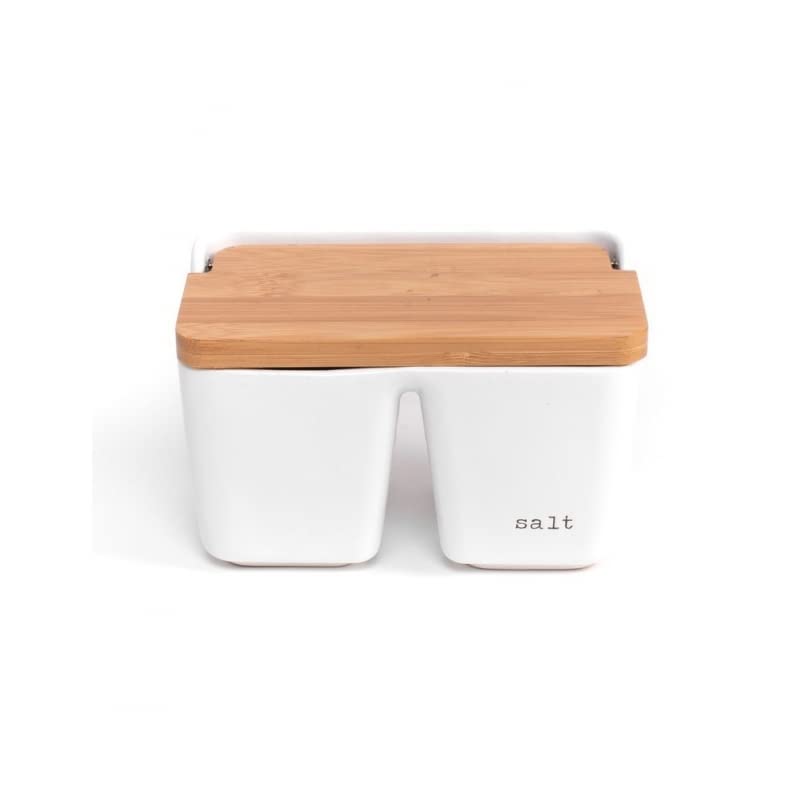 Salero y azucaro Cocina Blanco Minimalista de Ceramica