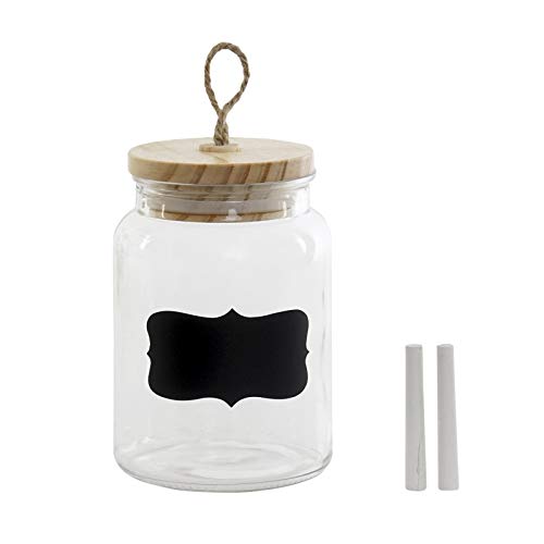 Bote Cristal de Cocina con Pizarra 1000 CC