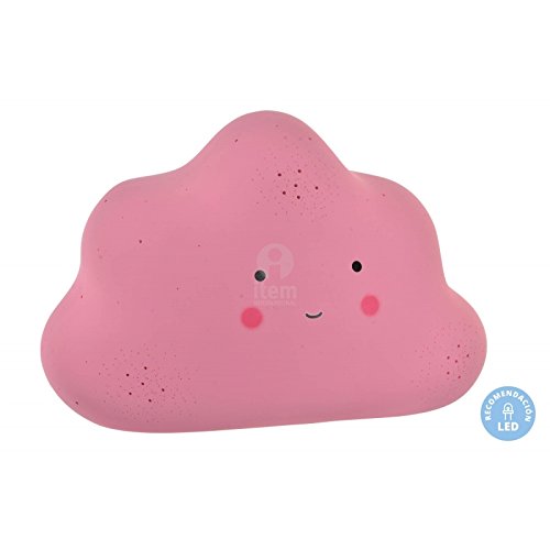 Lámpara sobremesa Porcelana en Forma de Nube Rosa