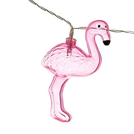 Guirnalda 18 Leds flamencos Rosa