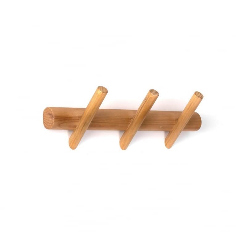 Perchero de Pared Madera Natural Inclinados Modernos