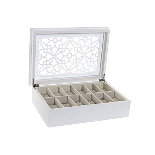 Relojes Blanco de Madera Moderno para Dormitorio Vitta