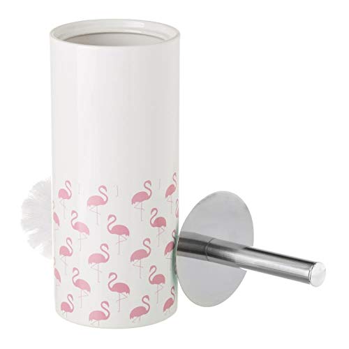 Conjunto Set baño 3 Piezas Ceramica de framencos Rosa Blanco