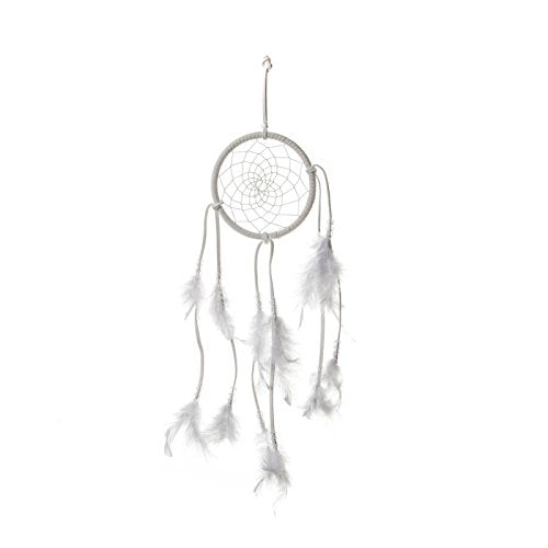 Atrapasueños tela plumas boho tribal decorativa .