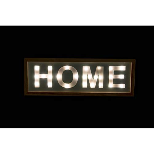 Decoracion pared diseño home led 40X13.5 cm