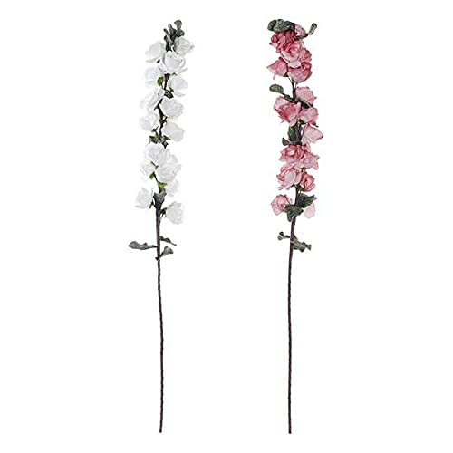 Dekodonia S3008430 Flor Decorativa Eva Etilvinilacetato, 15 x 124 cm, Rosa, 2 pcs