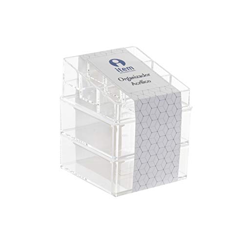 Organizador acrilico de cosméticos 11 Compartimentos para baño