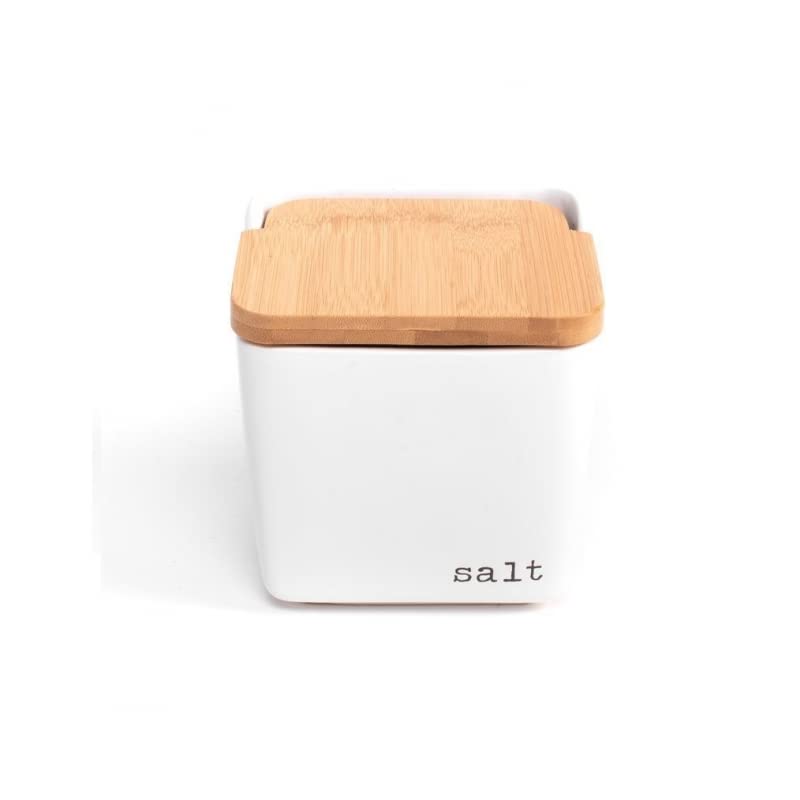 Salero y azucaro Cocina Blanco Minimalista de Ceramica