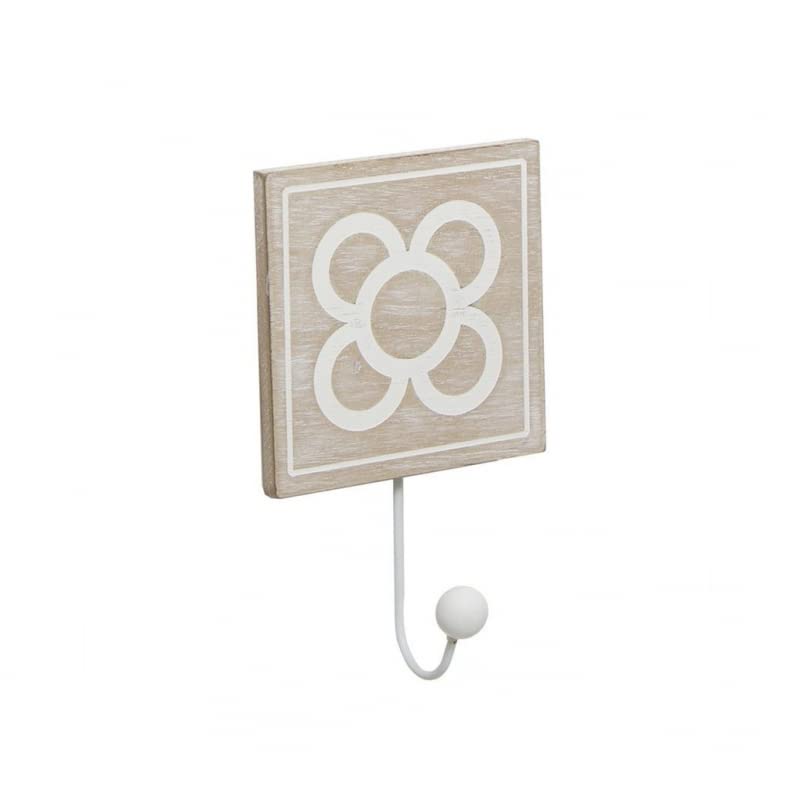 Perchero de Pared Madera de 3 Colgantes Triple Panot Barcelona