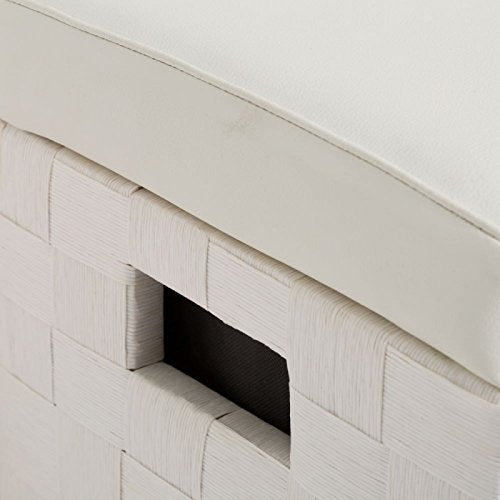 Puffs baúl Modernos Blanco de Madera para Dormitorio Fantasy