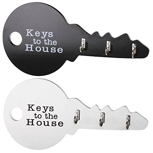 Perchas cuelgallaves diseño original en forma de llave Pack 2 ud.