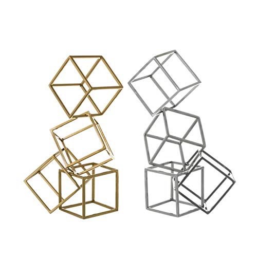 Decoracion Metal sobremesa - Plateado