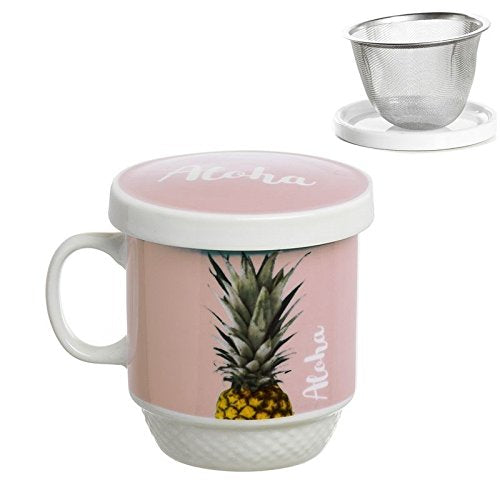 Tisana Con Filtro Piña Aloha Rosa