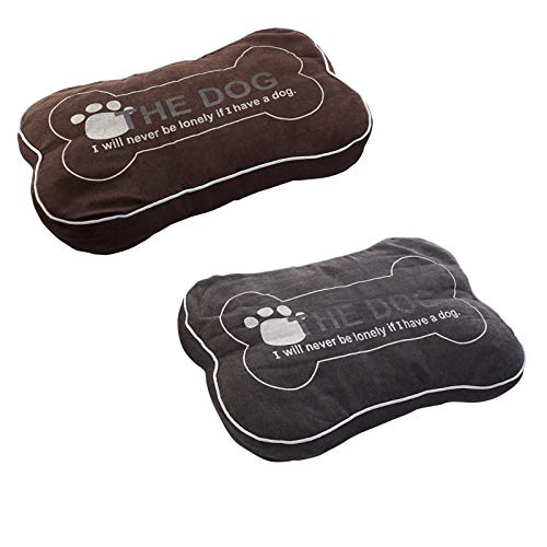 Camas de Mascotas de Algodon en Forma de Hueso 55cm