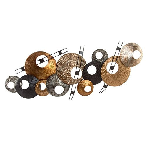 Mural de Pared Metal Abstracto 117x47x6 cm