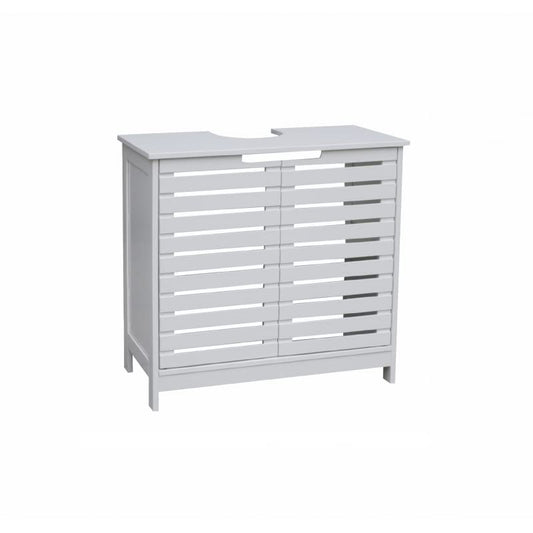 Mueble Bajo Lavabo de Blanco Armario Mueble Baño Bajo Lavabo Minimalista (Minimalista)