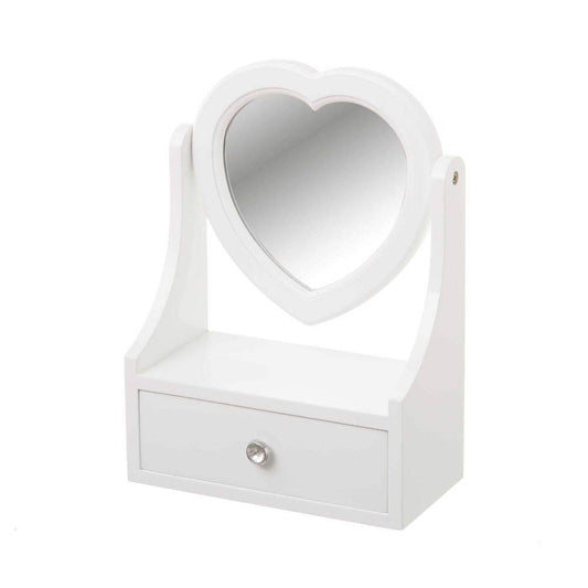 oyero de madera con 1 cajón blanco minimalista para dormitorio Fantasy