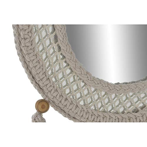 Espejo Macrame Natural 31x73 cm