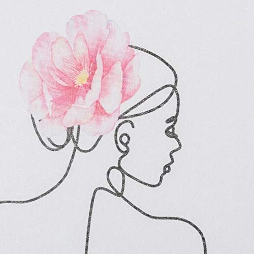 Conjunto de Cuadros Lienzo de Chica fotoimpresos con Marco