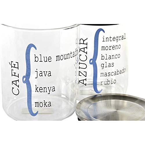 REGALA FELIZ 2 Unidades Bote Cristal Metal 10X10X12,5 700 ML.