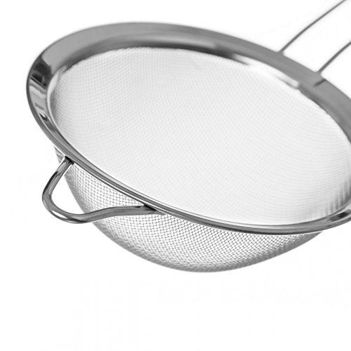 Colador Acero Inoxidable 12,50 x 6 x 26 cm Peso: 62 Gramos.