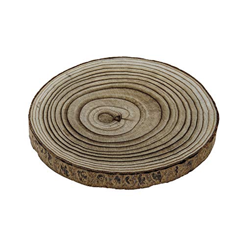 Centro de Mesa Madera Paulownia Tronco 26 cm