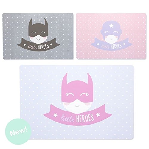 Pack DE 12 Individuales de Mesa Super Heroes