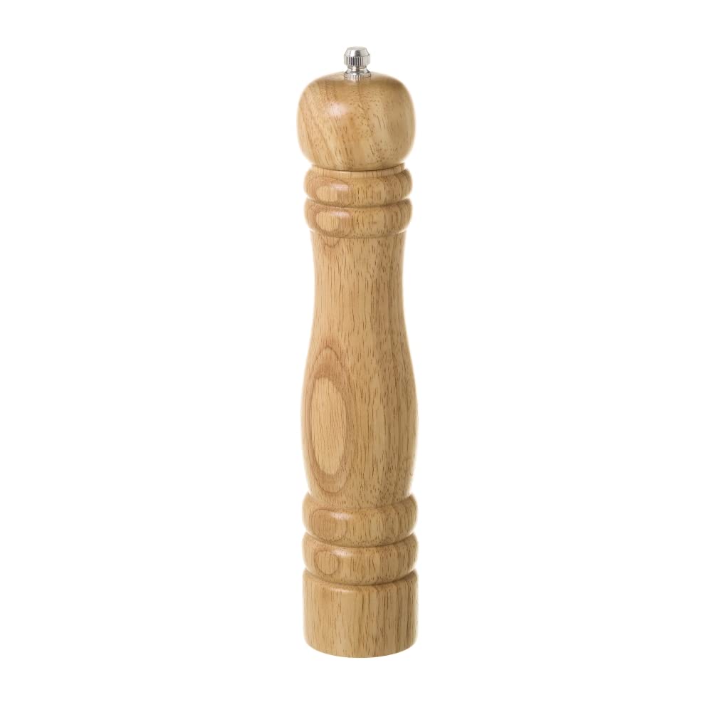 Molinillo de madera para especias marrón clásico de cocina Basic