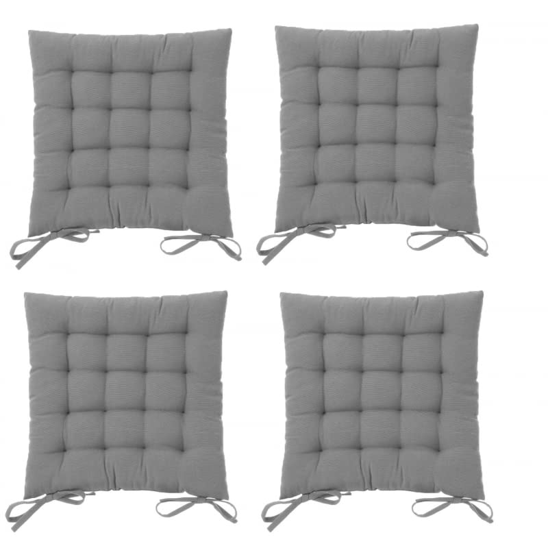 Cojin de Cocina Silla Loving Color Azul Algodon Poliester 40x40x7 cm