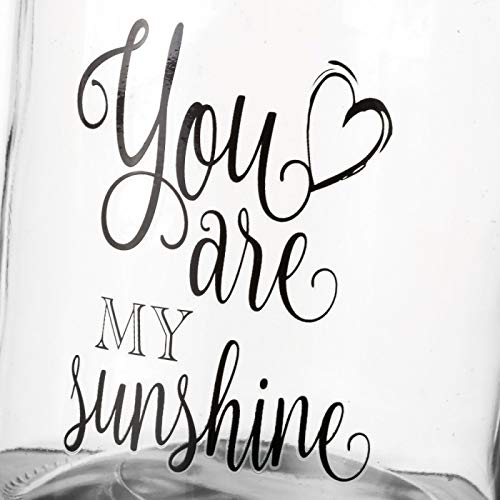 Botes con asa de Cristal Transparente Vintage para Cocina.