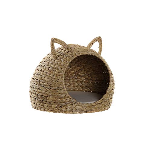 Cama de Mascota Junco cojin Poliester Natural Marron