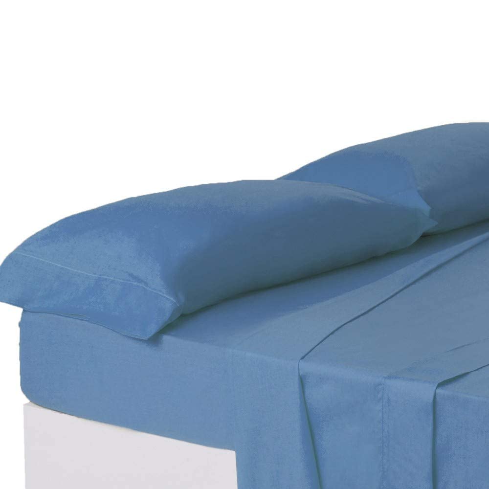 Funda Almohada Cama (Cama 150cm, Azul)