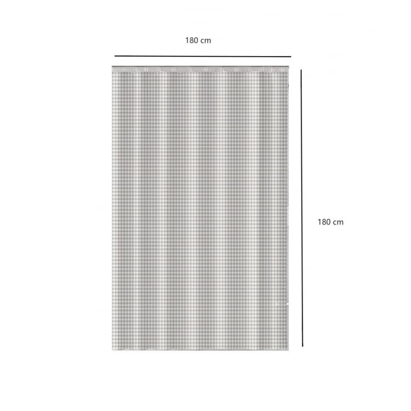 Cortina de baño poliéster Cortina de Ducha Impermeable para Cuarto de baño 180x180 cm