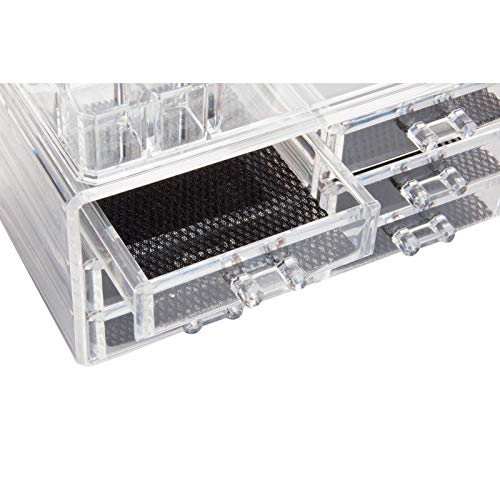 Organizador de Maquillaje, acrílico, Transparente, para baño