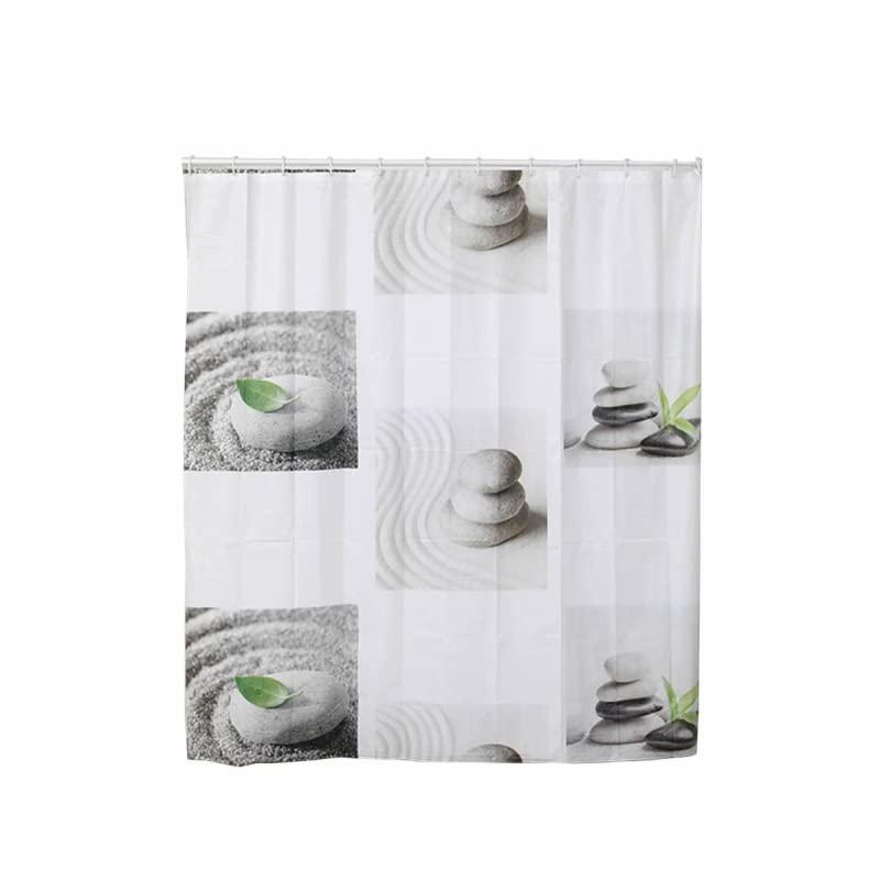 Cortina Bambu Marron de Peva Oriental para Cuarto de Baño de 180 x 180 cm Sol Naciente