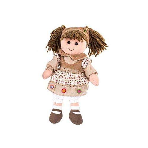 Muñeca Tela Marron 37 cm