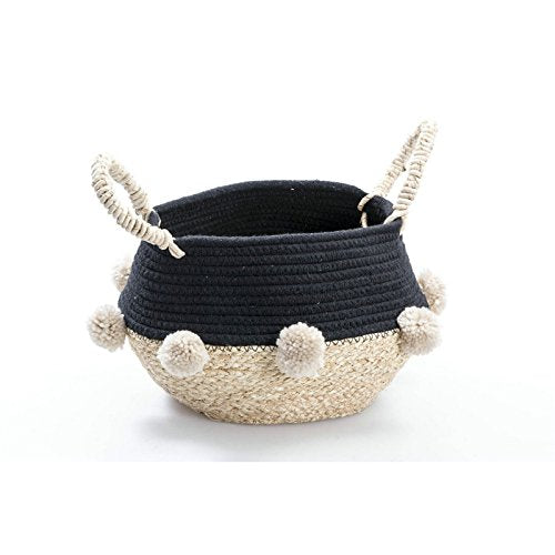 Cesto Hoja de maiz Plegable para Cuarto de baño