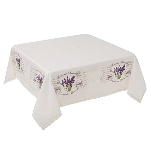 Mantel mesa provenzal lila lavanda148x148 cm