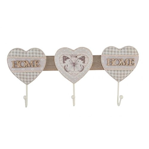 Perchero de Pared Madera Home de 3 Colgador para Decoracion France