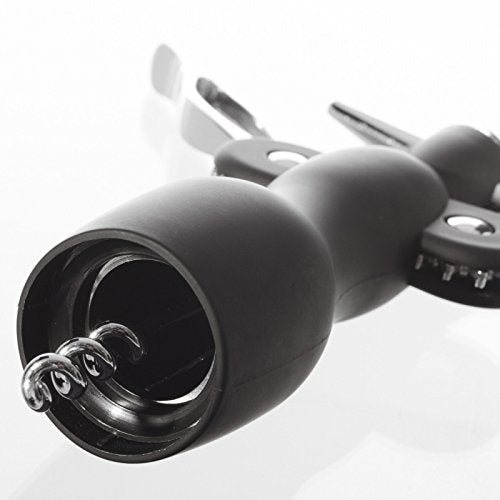 Sacacorchos negro aluminio .