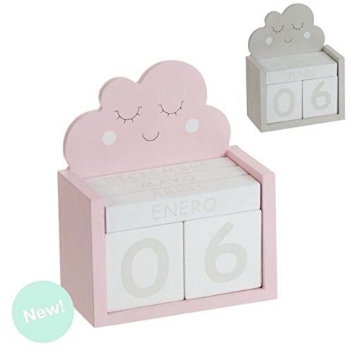 Set 2 Calendarios Madera Nube 2C
