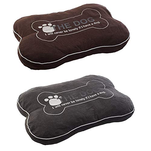 Camas de Mascotas de Algodon en Forma de Hueso 75 cm